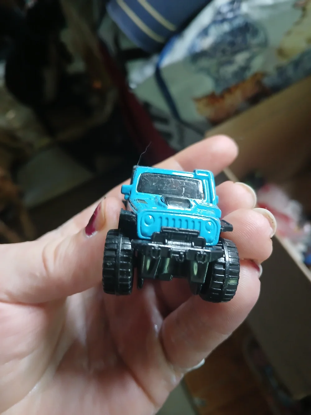 1:64 scale Hot Wheels '17 Jeep Wrangler from the 2017 series
